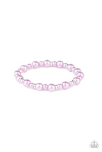 Load image into Gallery viewer, Powder and Pearls - Purple Bracelet
