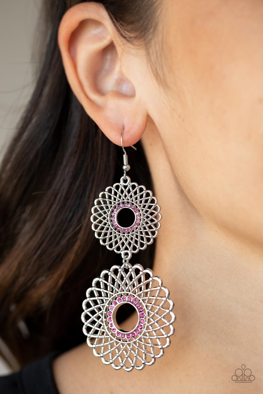 Regal Roulette  - Pink  Earring