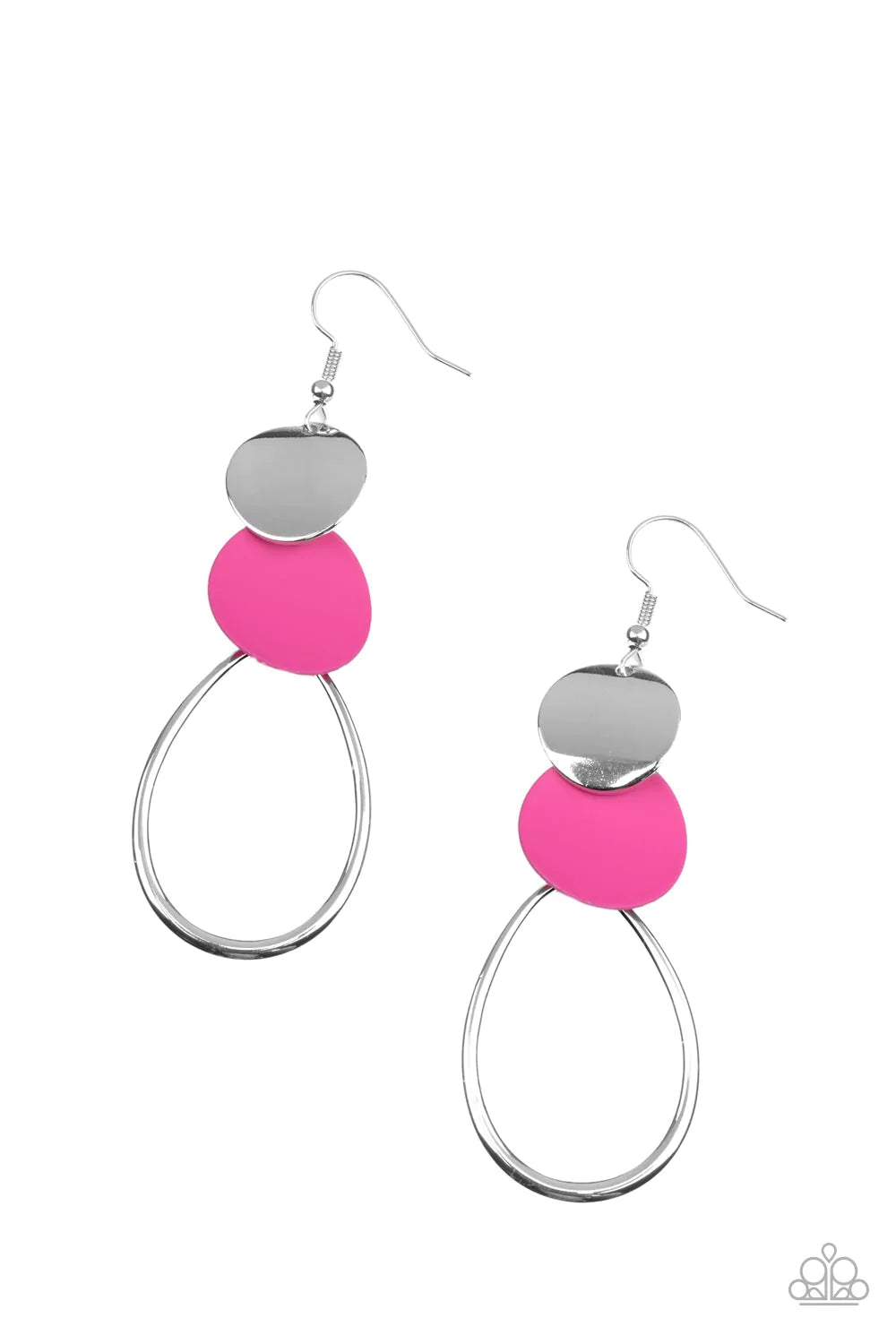 Retro Reception  - Pink  Earrings