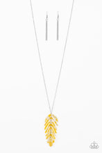 Load image into Gallery viewer, She Quill Be Loved  - YELLOW Necklace
