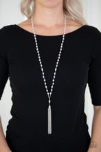 Load image into Gallery viewer, Tassel Take Over - WHITE Necklace
