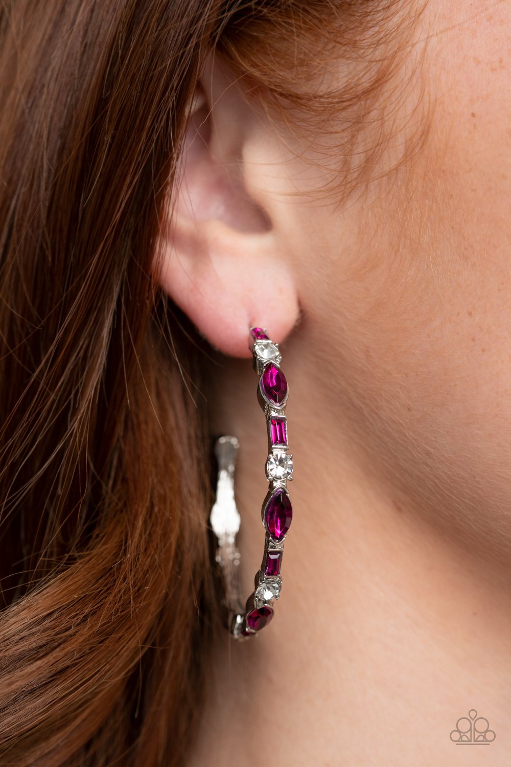 There Goes The Neighborhood - PINK  Earring