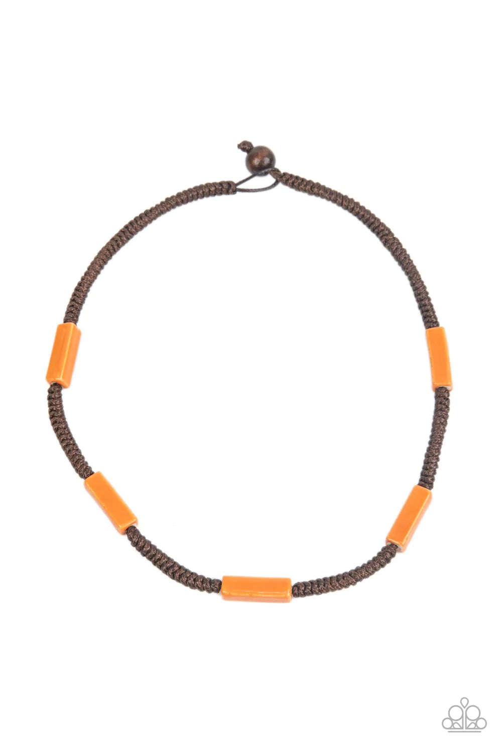 Tyropical Tycoonl- Orange Necklace Urban