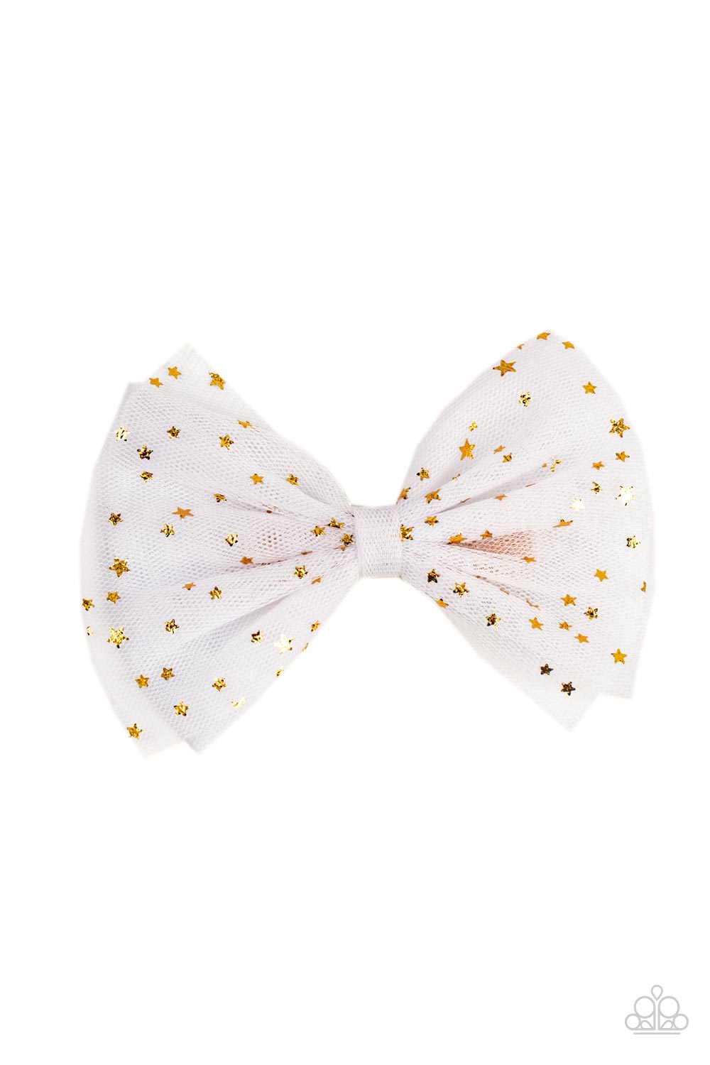 Twinkly Tulle - WHITE  HAIR BOW