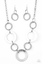 Load image into Gallery viewer, Ringed in Radiance   -  SILVER Necklace

