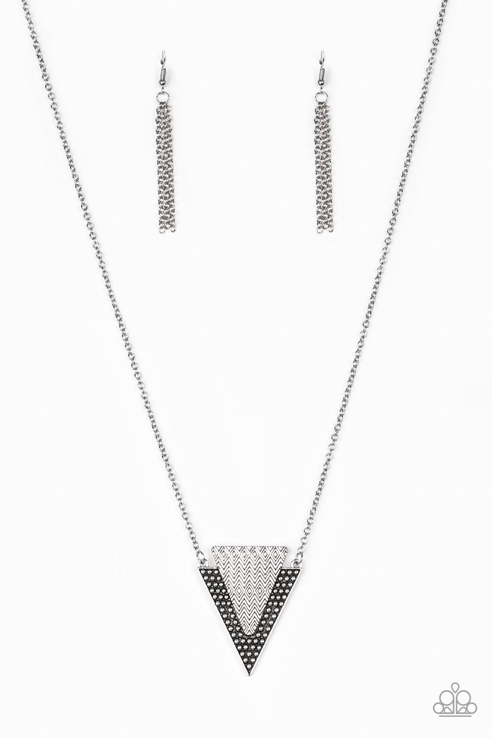 ANCIENT ARROW -SILVER NECKLACE