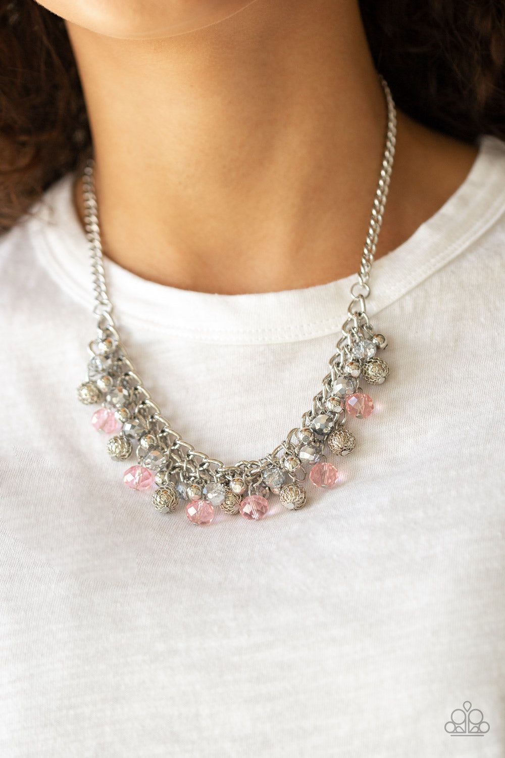 Party Spree - Pink Necklace