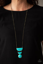 Load image into Gallery viewer, Desert Mason - Blue Necklace
