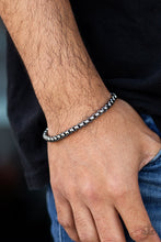 Load image into Gallery viewer, METRO MARATON -  BLACK MEN&#39;S BRACELET
