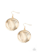 Load image into Gallery viewer, Palm Perfection - Gold Earrings
