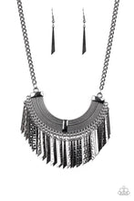 Load image into Gallery viewer, Impressively Incan  BLACK  Necklace

