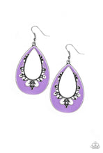 Load image into Gallery viewer, Compliments to the Chic - Purple Earring
