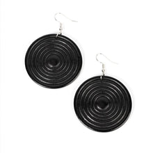 Load image into Gallery viewer, Caribbean Cymbol - Black Earring
