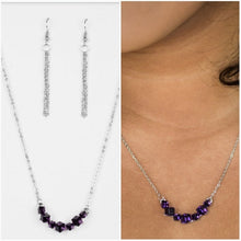 Load image into Gallery viewer, Loaded Dice  -  PURPLE Necklace

