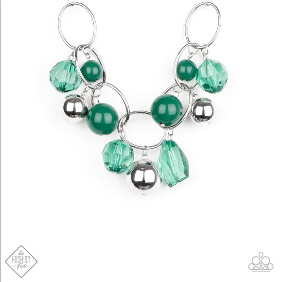 Cosmic Getaway - Green Necklace