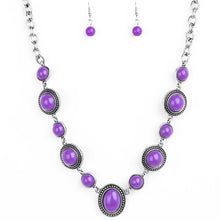 Load image into Gallery viewer, Voyager Vibes - Purple Necklace
