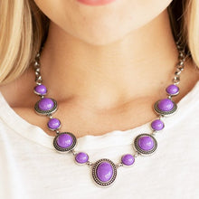 Load image into Gallery viewer, Voyager Vibes - Purple Necklace
