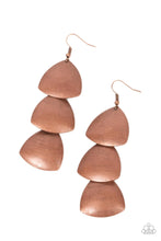 Load image into Gallery viewer, Modishly Metallic- Copper Earring
