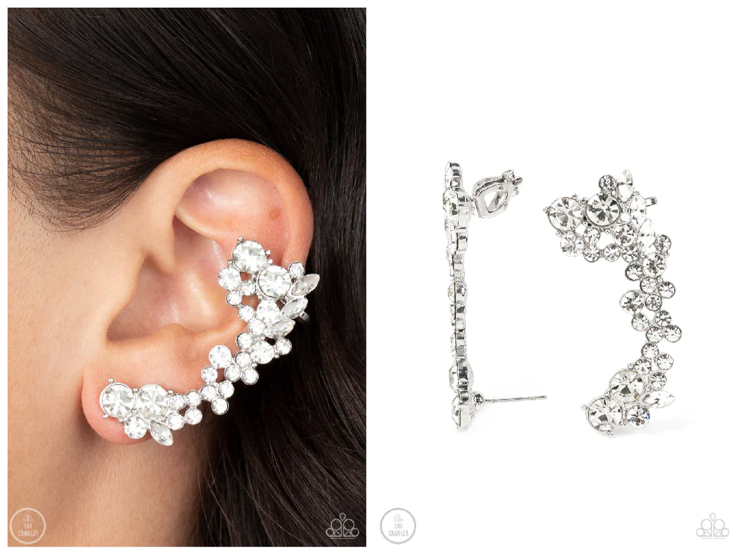 Astromical Allure - White  Earrings