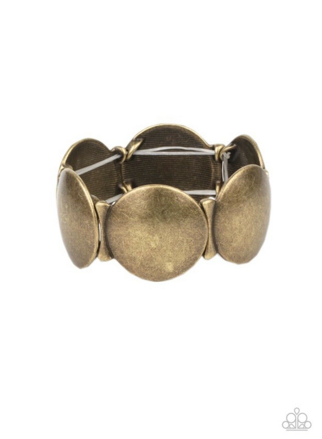 Going Going GONG  - Brass  bracelet