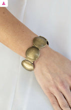 Load image into Gallery viewer, Going Going GONG  - Brass  bracelet
