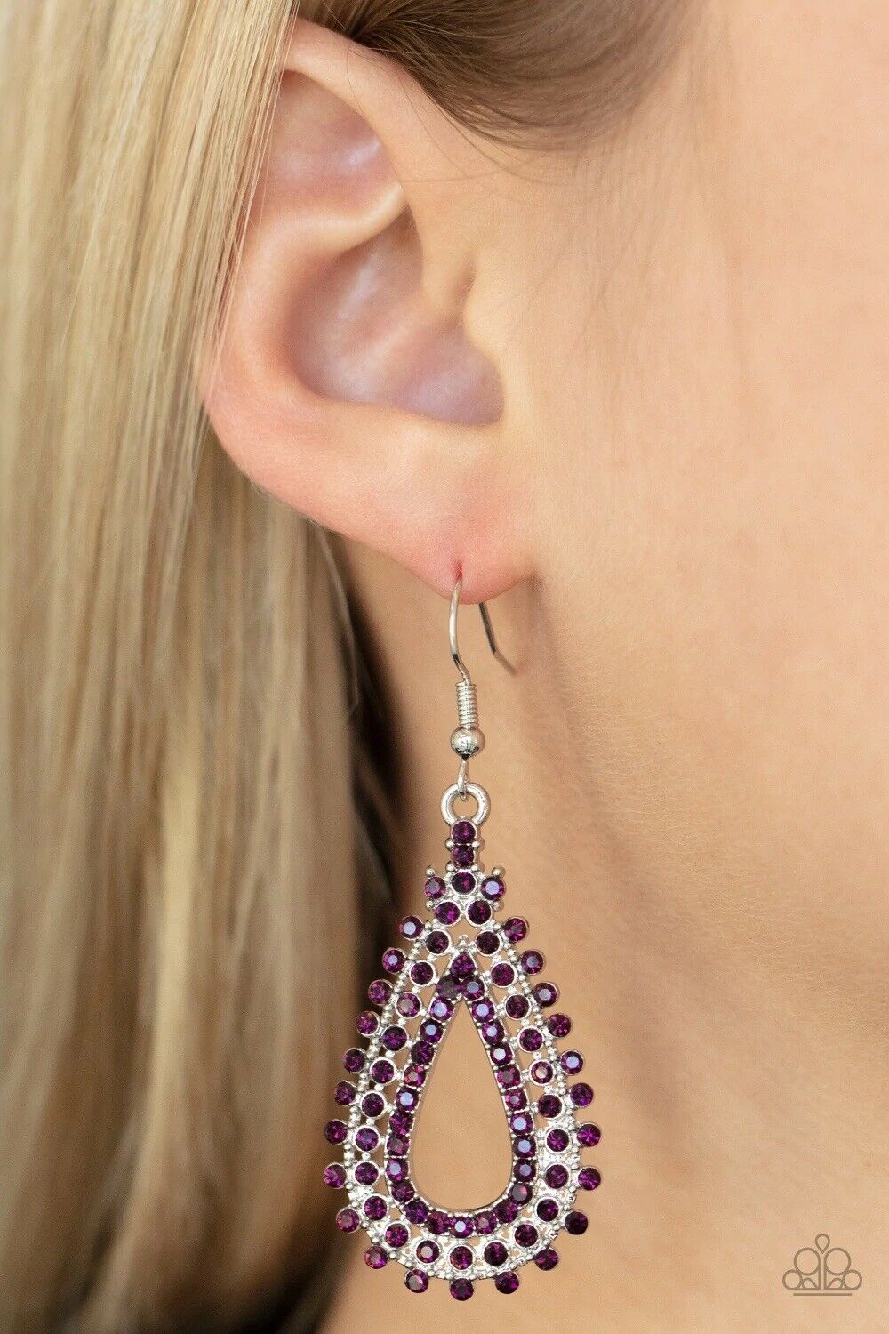 The Works  - Purple  Earrings