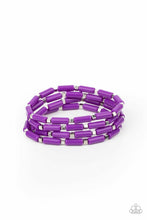 Load image into Gallery viewer, Radiantly Retro  - Purple  Bracelet
