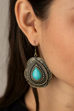 Load image into Gallery viewer, SouthWestern Soul - Brass Earring

