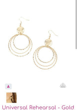 Load image into Gallery viewer, Universal Rehearsal - GOLD Earring
