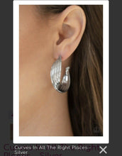 Load image into Gallery viewer, Curves In All The Right Places -SILVER  Earring
