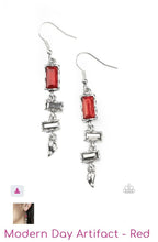 Load image into Gallery viewer, Modern Day Artifact -RED Earring
