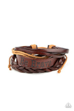 Load image into Gallery viewer, Brave Soul - Brown Urban Bracelet
