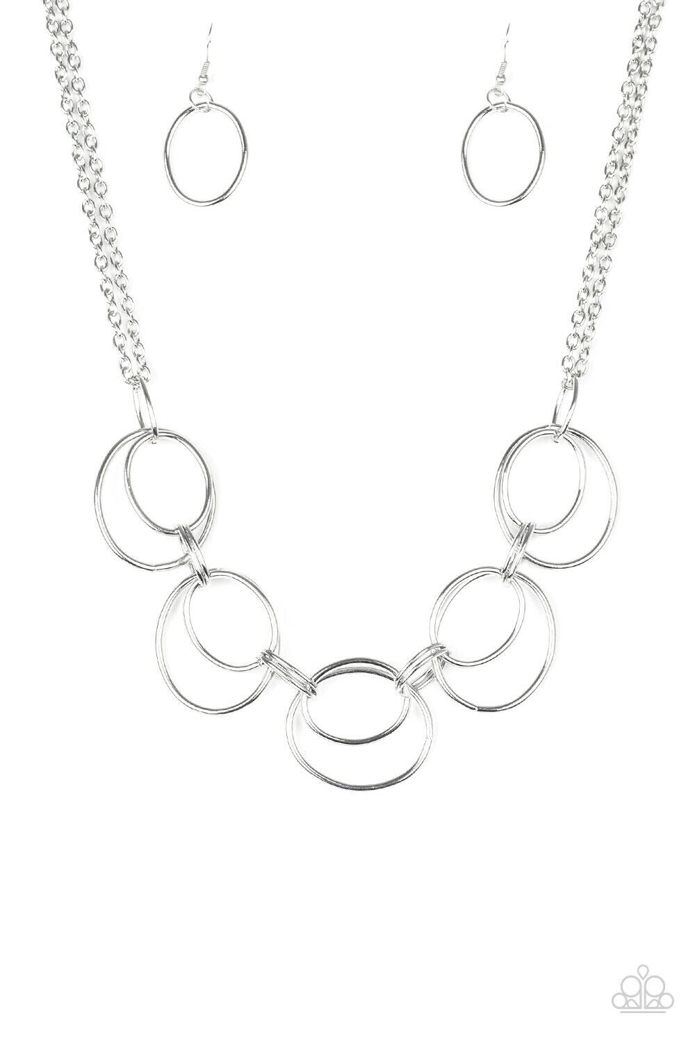 URBAN ORBIT - SIKVER NECKLACE