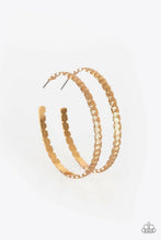 Load image into Gallery viewer, TOTALLY OFF THE HOOP-GOLD EARRINGS
