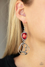 Load image into Gallery viewer, Galatic Drama - RED Earrings
