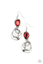 Load image into Gallery viewer, Galatic Drama - RED Earrings
