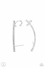 Load image into Gallery viewer, Sleekly Shimmering- WHIte Earring
