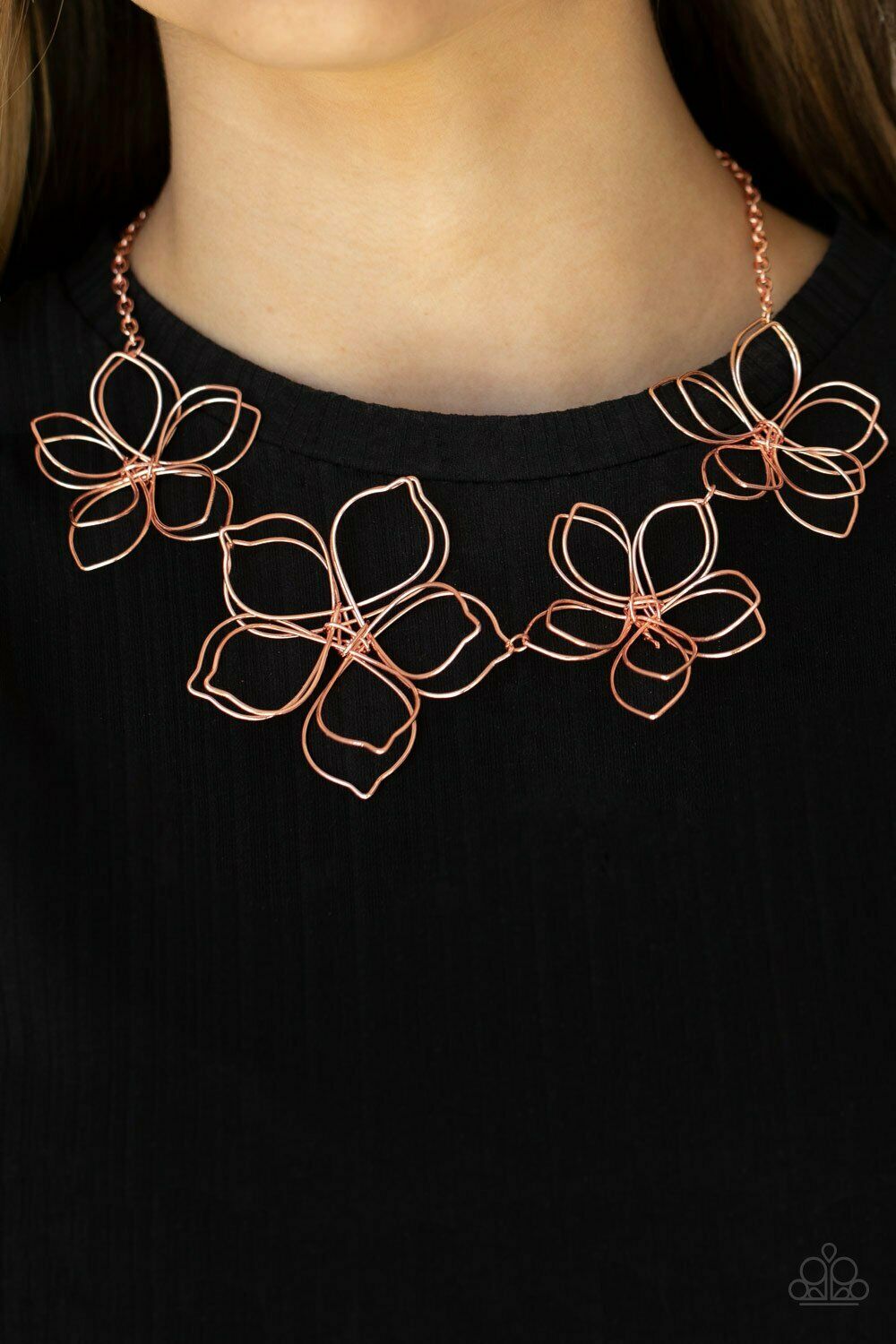 Flower Garden Fashionista  - COPPER Necklace