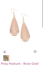 Load image into Gallery viewer, Posey Pasture  - ROSE GOLD  Earrings
