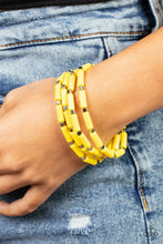 Load image into Gallery viewer, Radiantly Retro  - Yellow Bracelet
