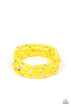 Load image into Gallery viewer, Radiantly Retro  - Yellow Bracelet
