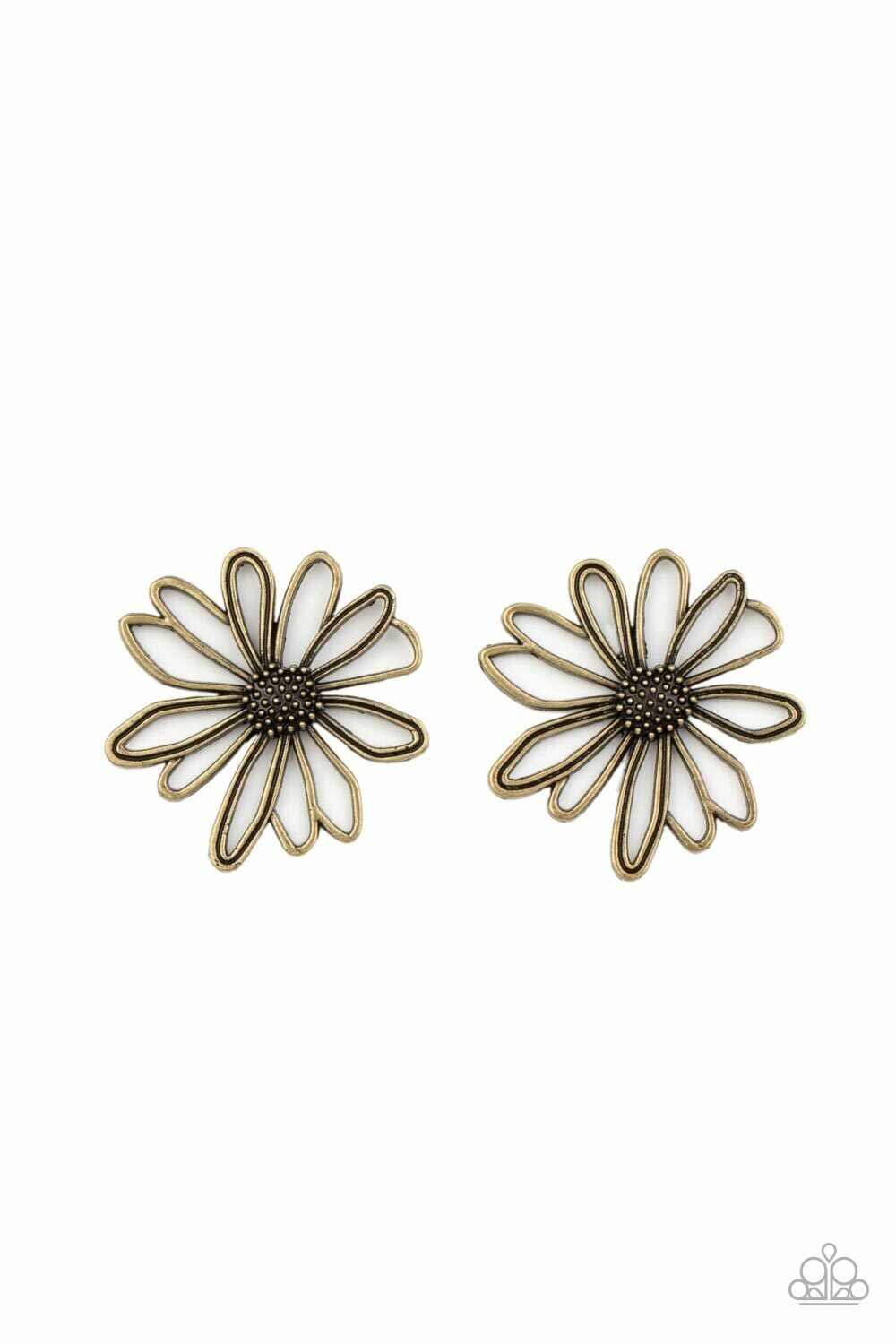 Artisian Arbor - Brass Earring