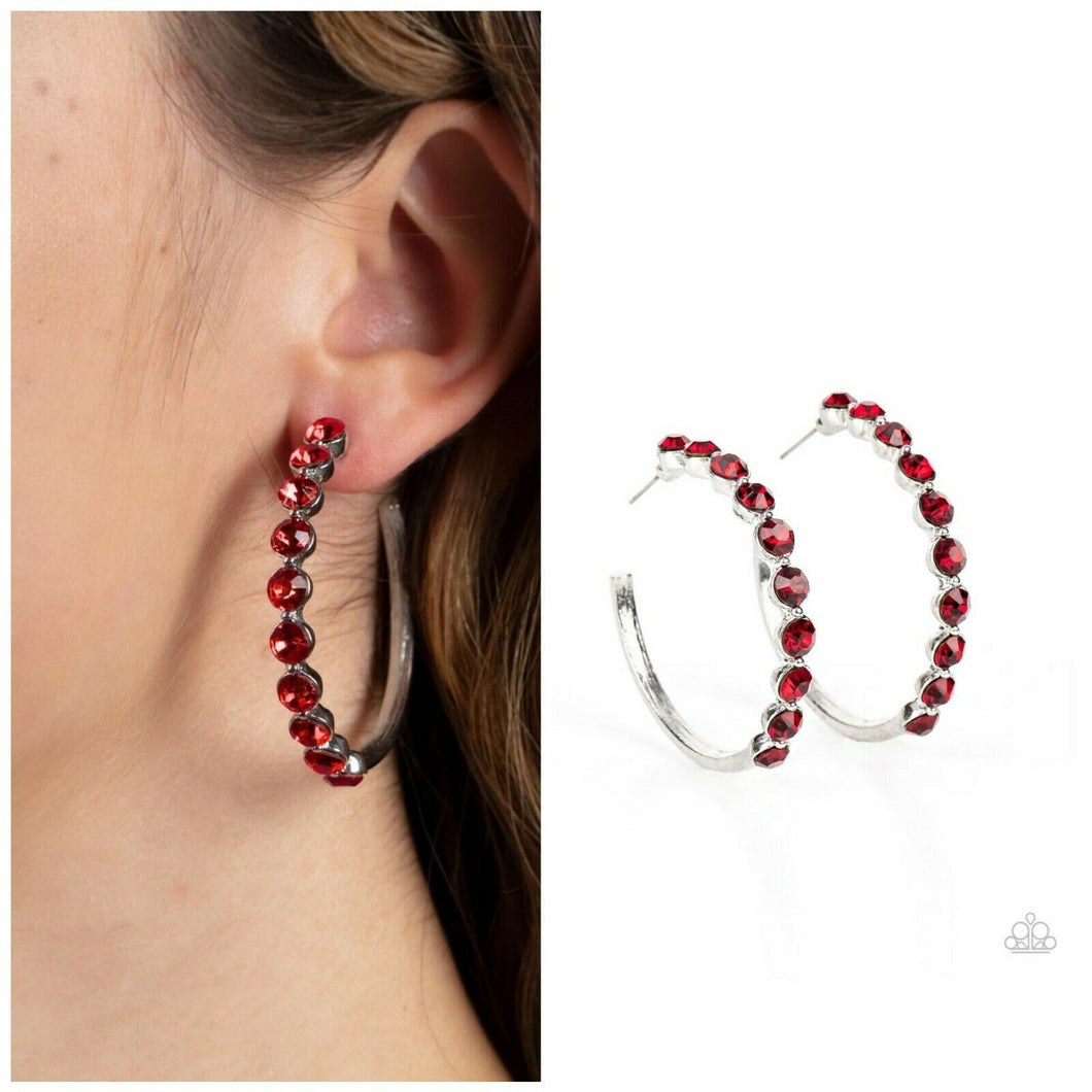 Photo Finish  -RED Earring