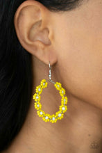 Load image into Gallery viewer, Festively Flower Child   - Yellow  Earring
