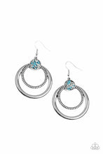 Load image into Gallery viewer, Spun Out Opulence  - Blue Earring
