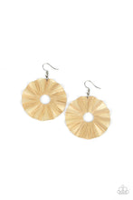 Load image into Gallery viewer, Fan the Breeze   - Brown  Earring
