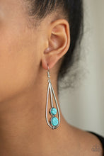 Load image into Gallery viewer, Natural Nova - Blue Earring
