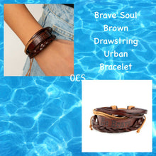 Load image into Gallery viewer, Brave Soul - Brown Urban Bracelet
