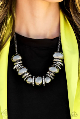 ONLY THE BRAVE - BLACK  NECKLACE