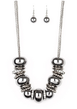 Load image into Gallery viewer, ONLY THE BRAVE - BLACK  NECKLACE
